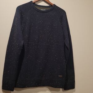 Brave Soul Olive Speckled Knit Sweater